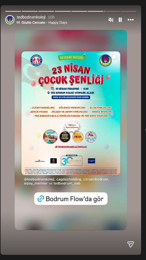 Çocuk Şenliği Etkinlik afişi