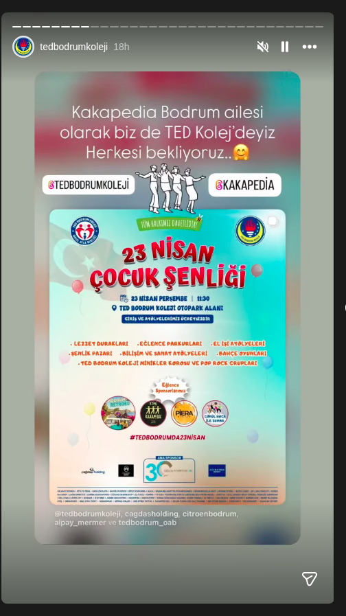 Çocuk Şenliği Etkinlik afişi