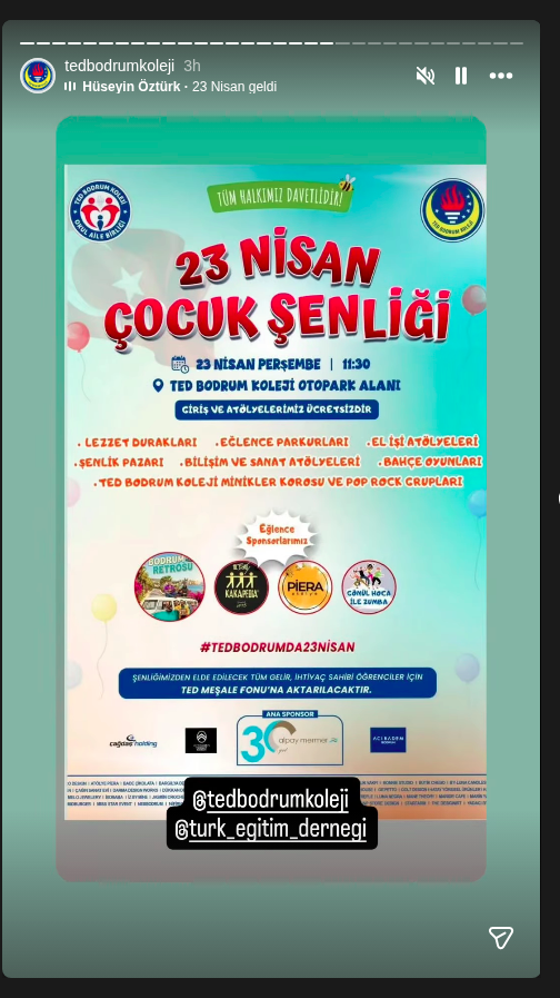 Çocuk Şenliği Etkinlik afişi