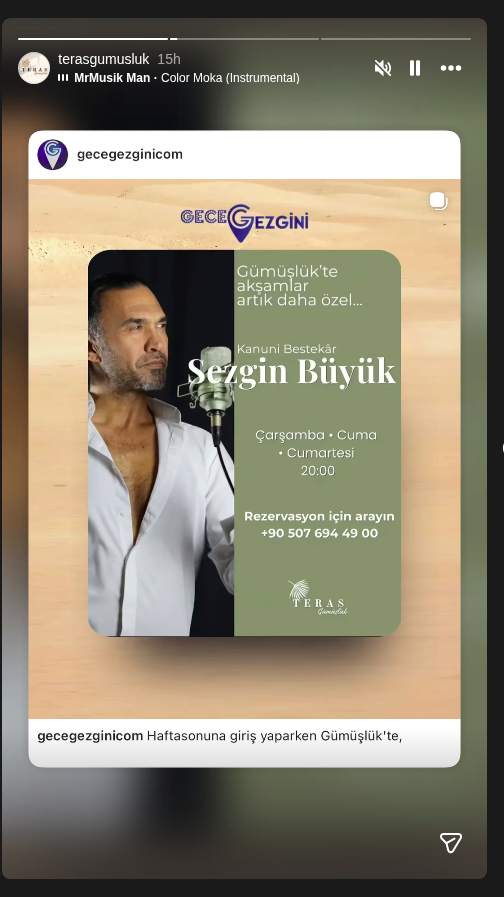 Sezgin Büyük – Kanuni Bestekâr Etkinlik afişi