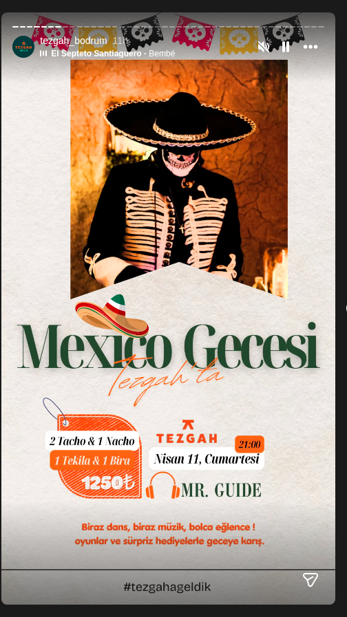 Mexico Gecesi — Mr. Guide Etkinlik afişi