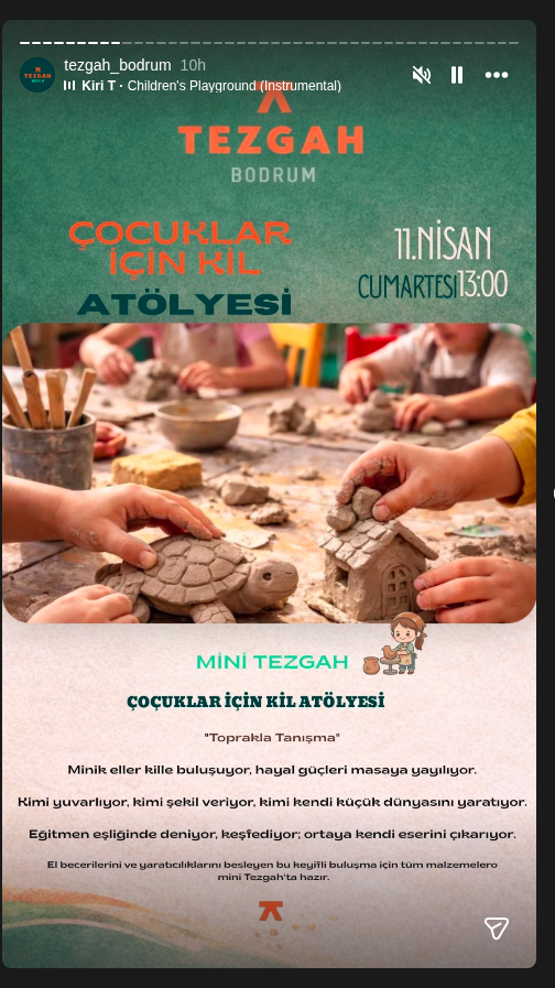 Tonwerkstatt für Kinder Event-Poster