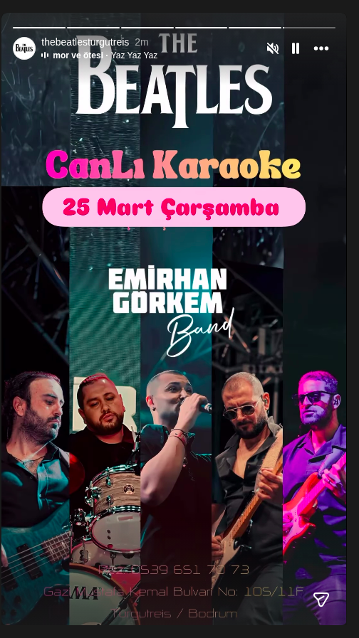 Emirhan Görkem Band — Live Karaoke Event-Poster