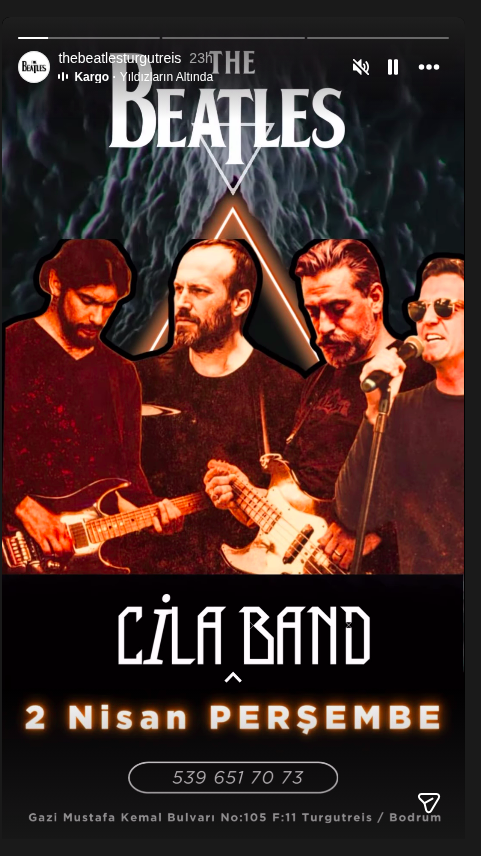 Cila Band Etkinlik afişi