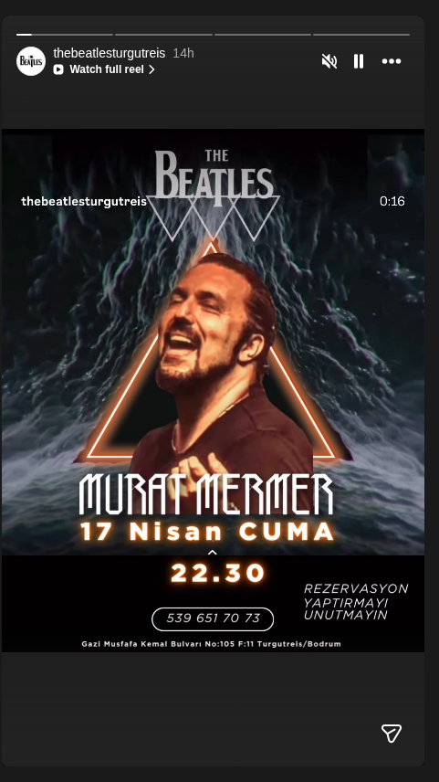 Murat Mermer Etkinlik afişi