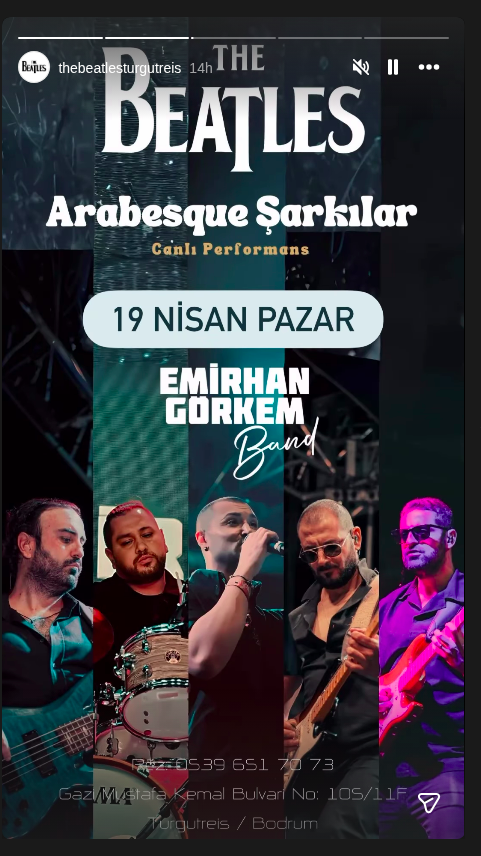 Emirhan — Arabesque Şarkılar Etkinlik afişi