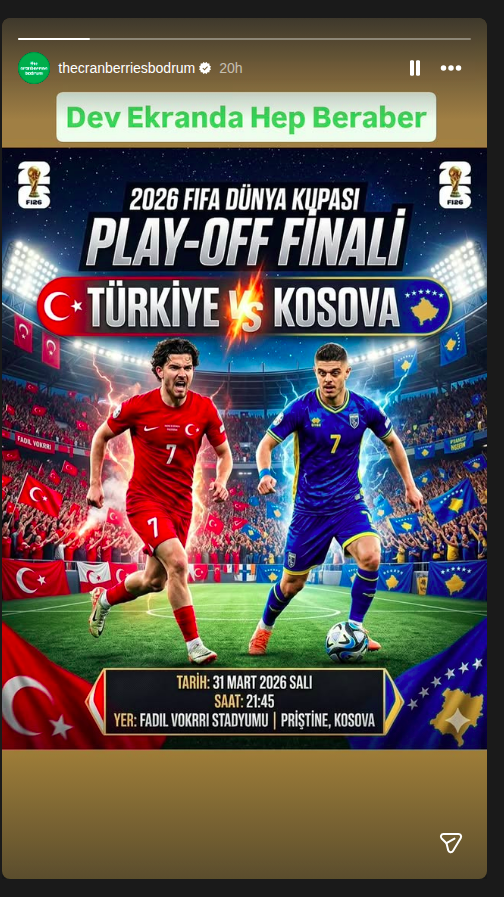 Türkiye — Kosova: FIFA 2026 Play-off Finali Etkinlik afişi