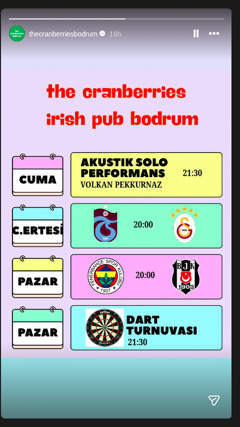 Dart Turnuvası Etkinlik afişi