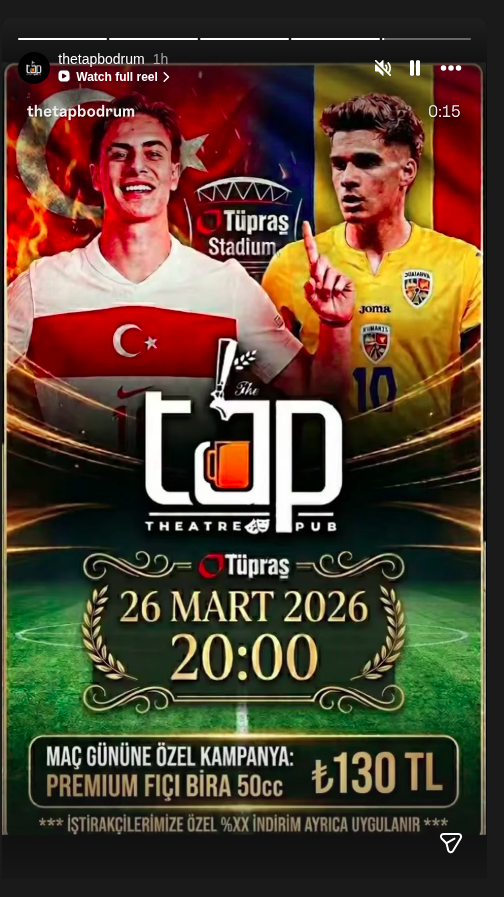 Watching Turkey - Romania Match Event poster