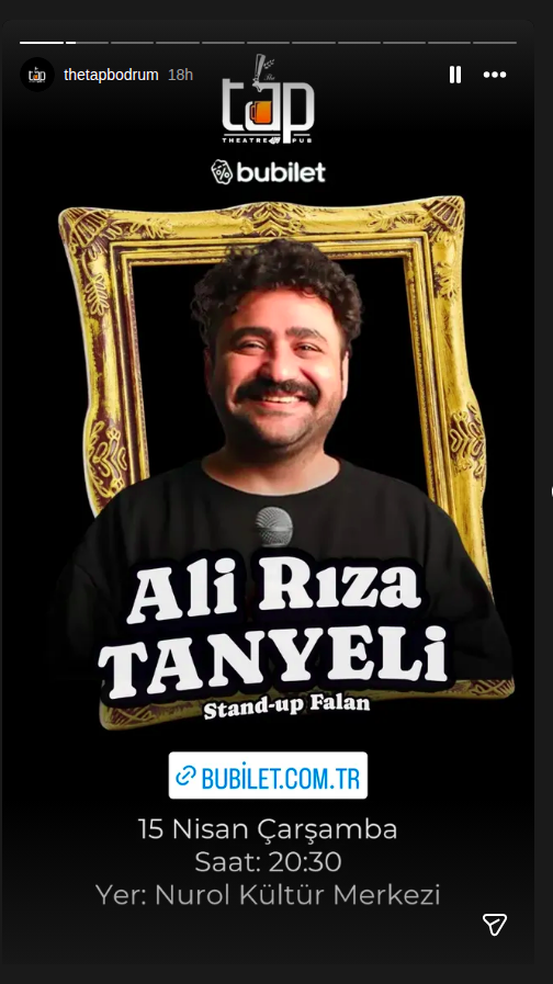 Ali Rıza Tanyeli - Stand Up Falan Etkinlik afişi