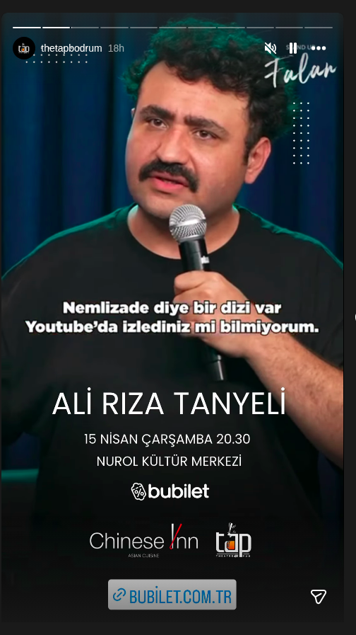 Ali Rıza Tanyeli - Stand Up Falan Etkinlik afişi