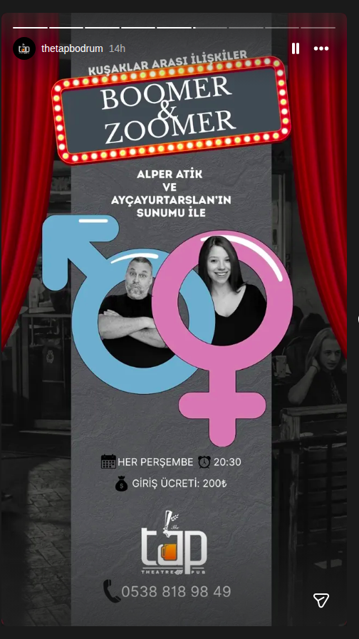 Boomer & Zoomer — Alper Atik Etkinlik afişi