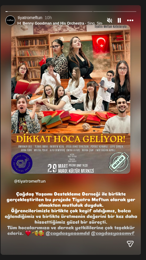 Dikkat Hoca Geliyor! — Tiyatro Meftun Event-Poster