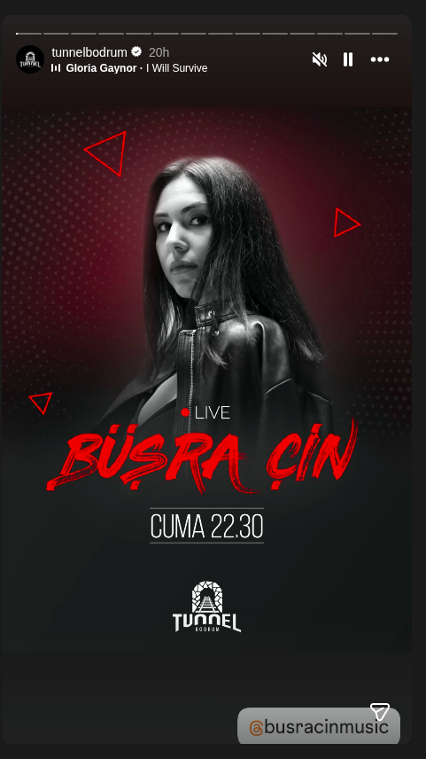 Büşra Çin Live Event poster