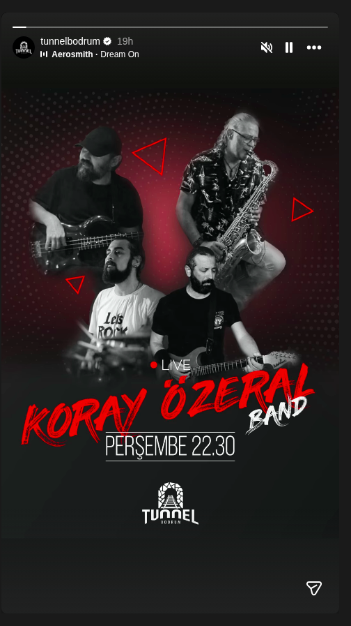Koray Özeral Band Etkinlik afişi