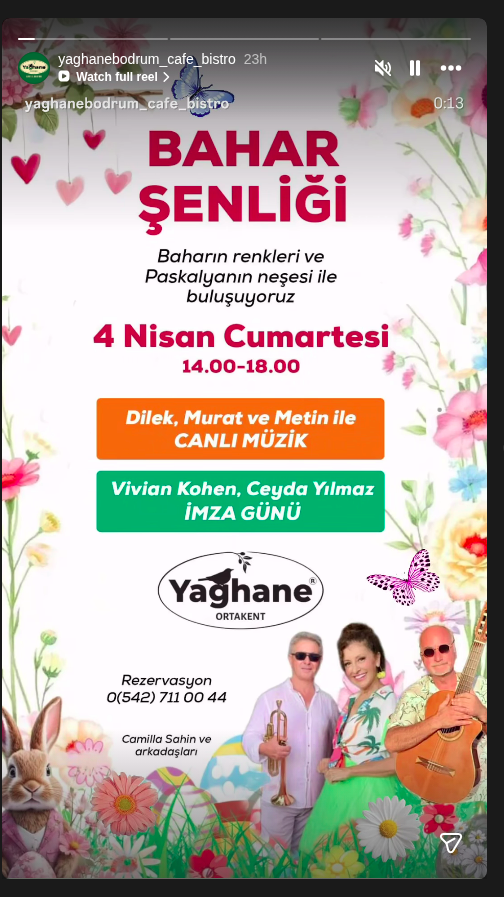 Bahar Şenliği Etkinlik afişi