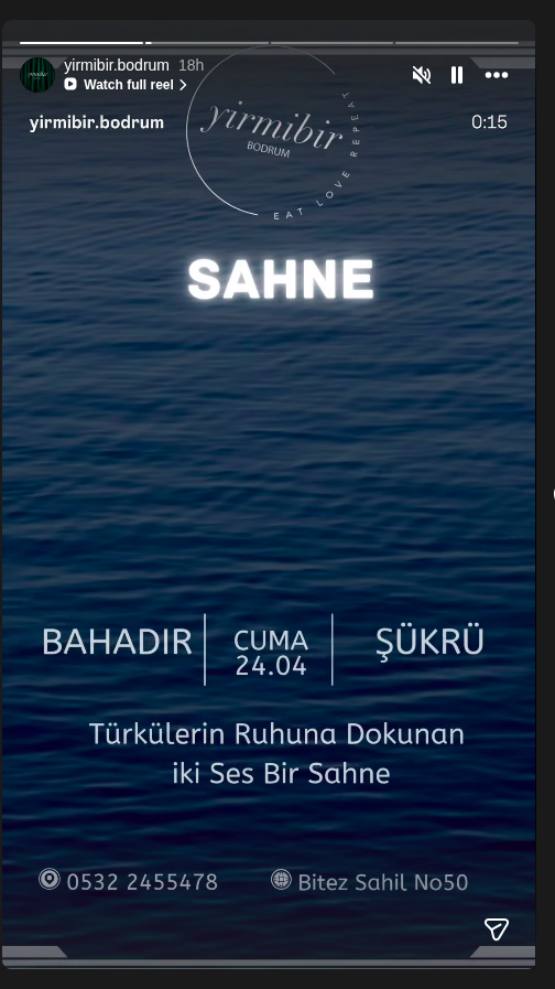 Şükrü — İki Ses Bir Sahne Etkinlik afişi