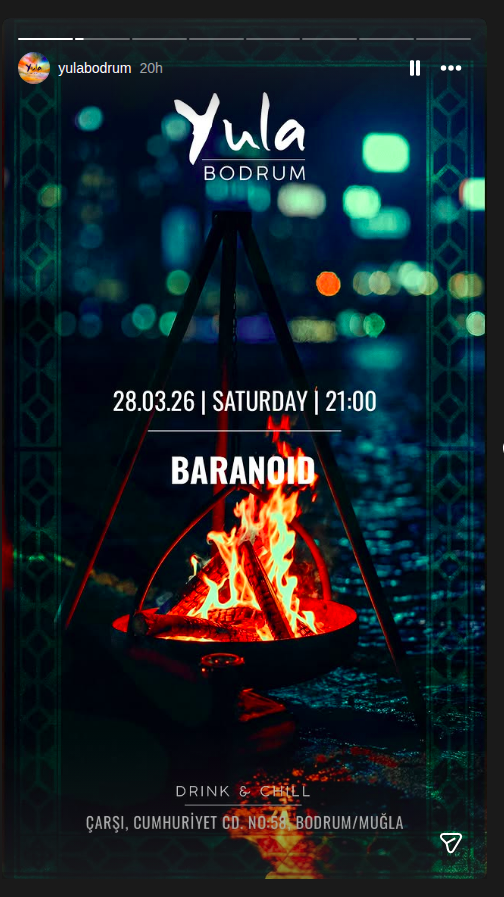 Baranoid Etkinlik afişi