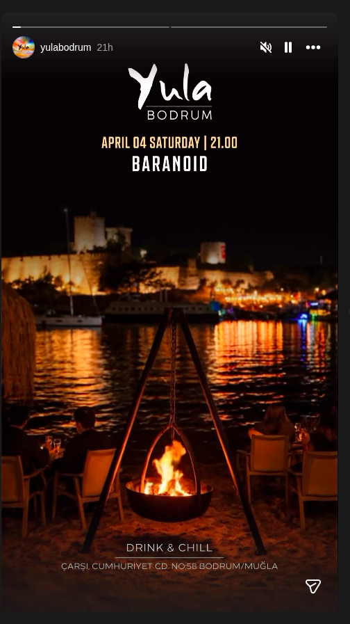 Baranoid — Drink & Chill Etkinlik afişi