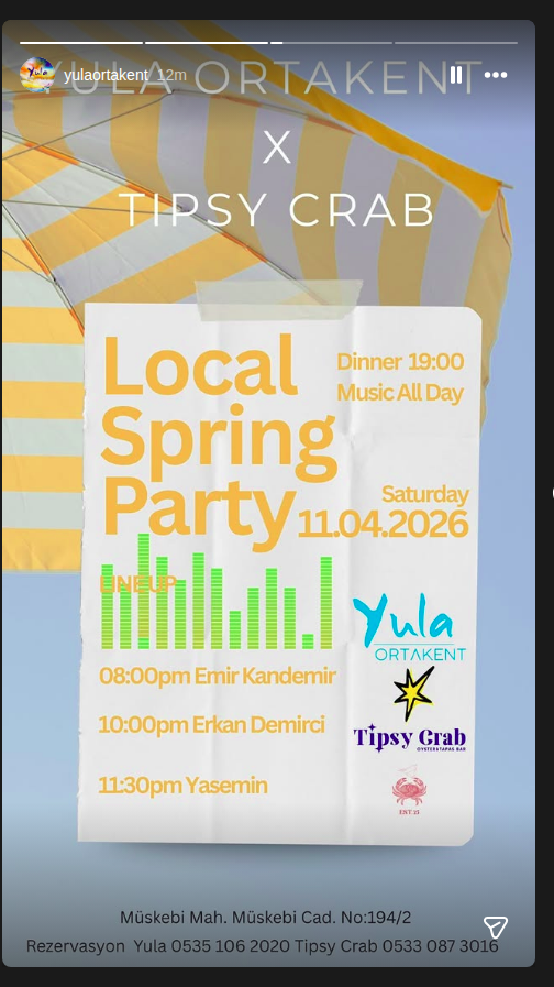 Emir Kandemir - Local Spring Party Event-Poster