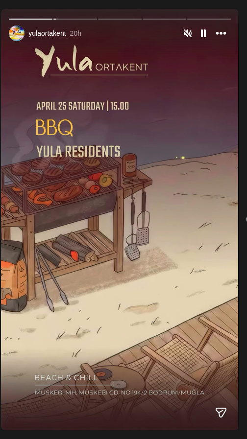 Yula Residents - BBQ Etkinlik afişi