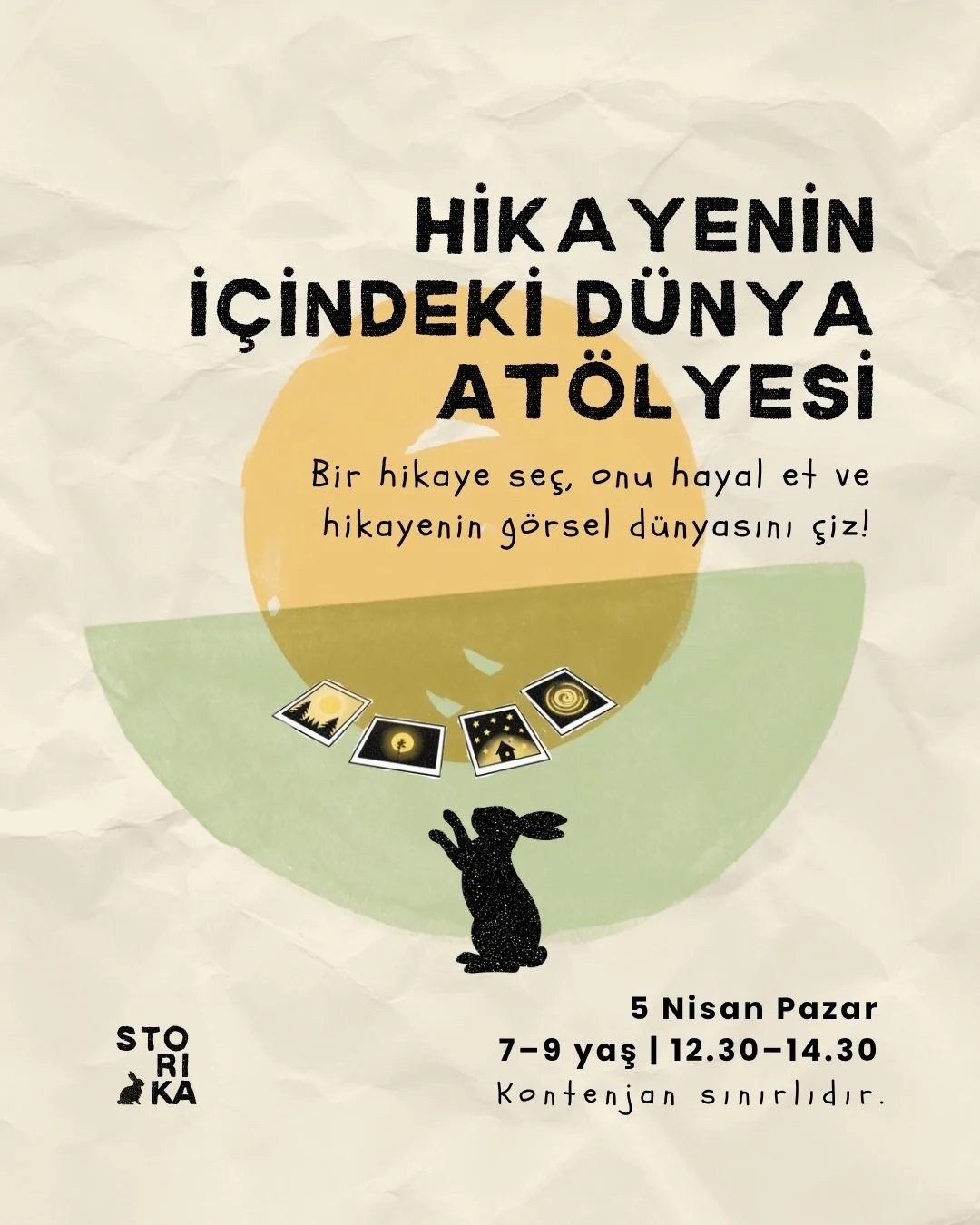 Hikayenin İçindeki Dünya Atölyesi Etkinlik afişi