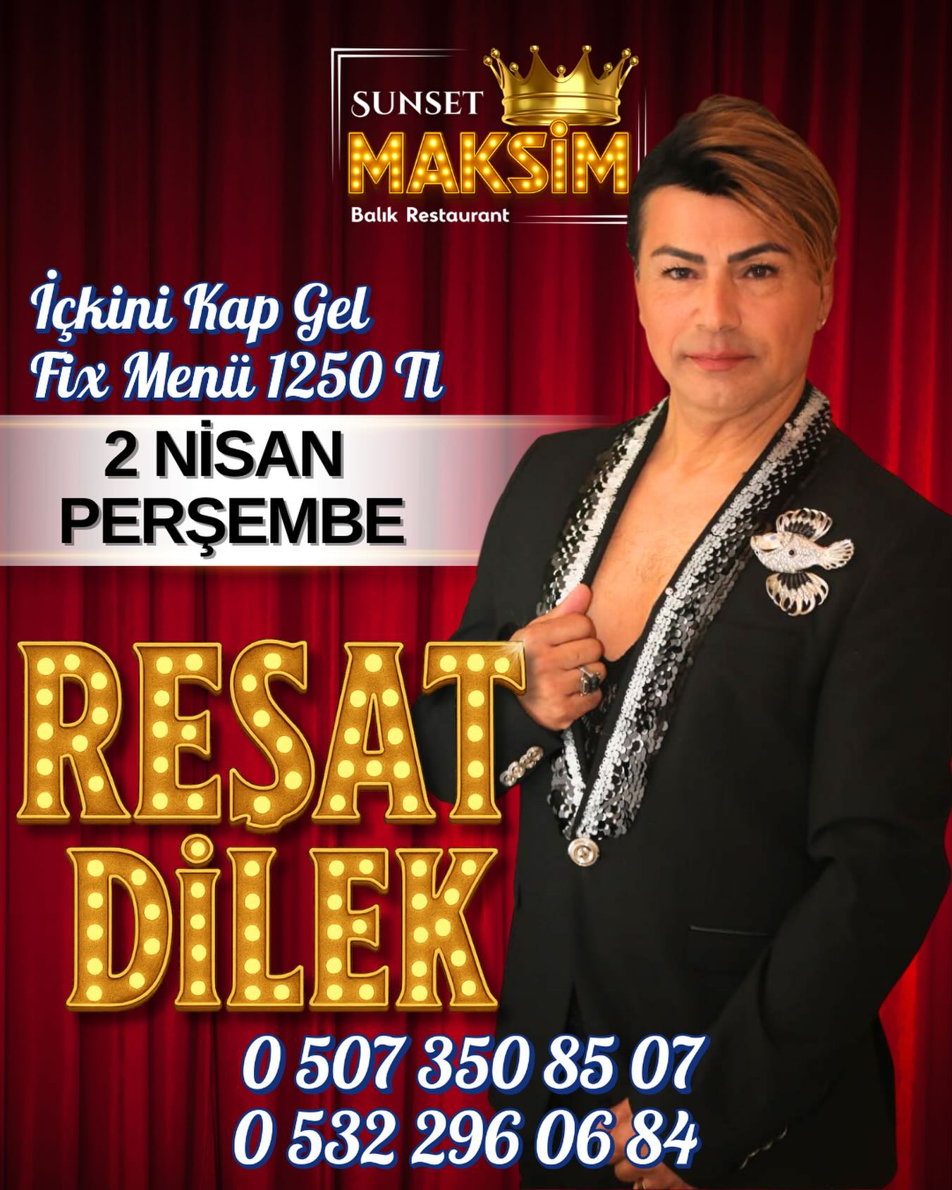 Reşat Dilek Konseri Etkinlik afişi