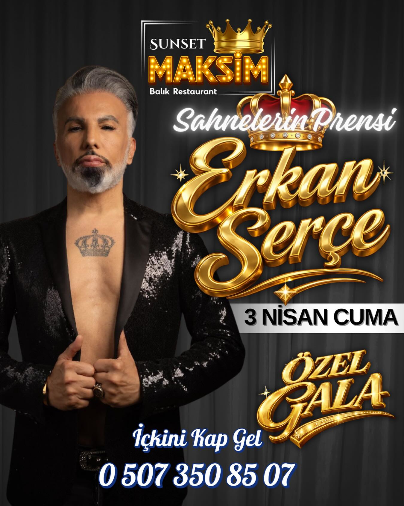 Erkan Serçe - Spezielle Gala Event-Poster