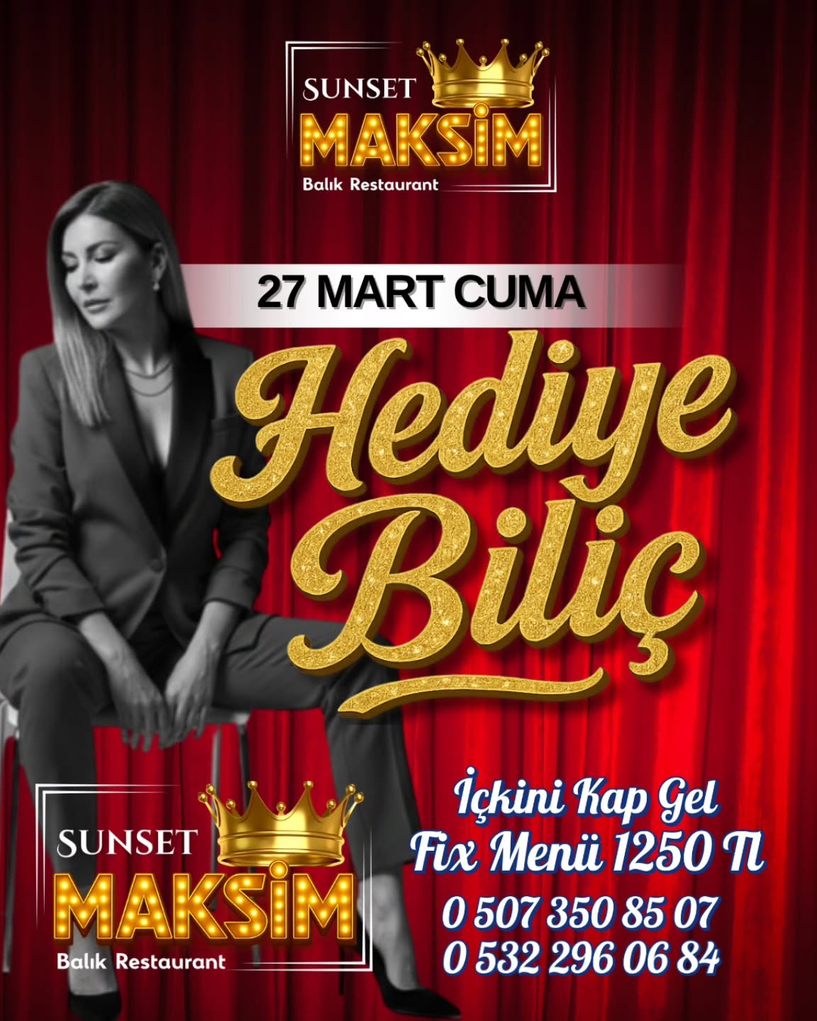 Hediye Biliç Konseri Etkinlik afişi