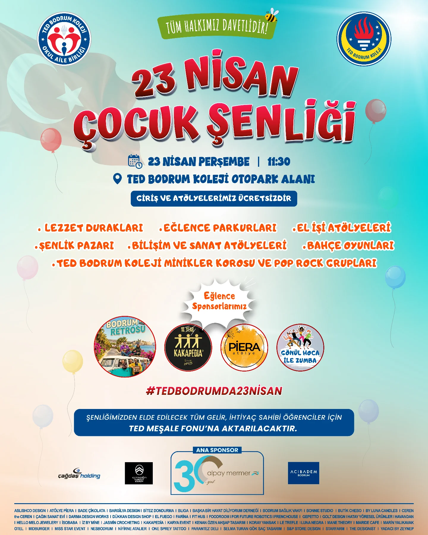 Çocuk Şenliği Etkinlik afişi