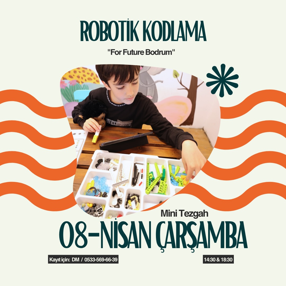 Robotik Kodlama — For Future Bodrum Etkinlik afişi