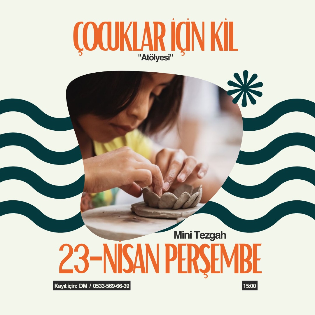 Tonwerkstatt für Kinder Event-Poster