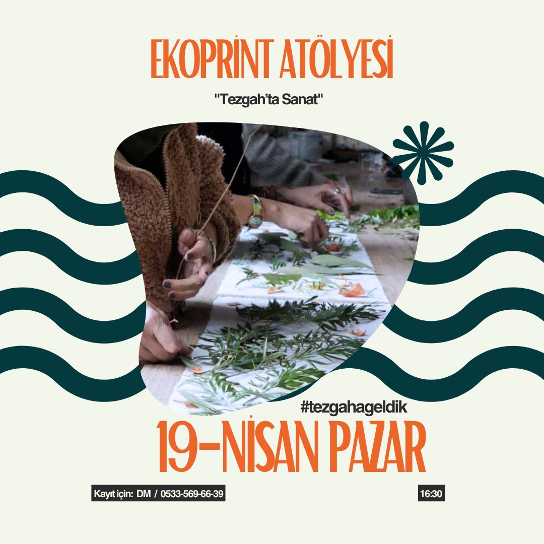 Ekoprint Atölyesi Etkinlik afişi