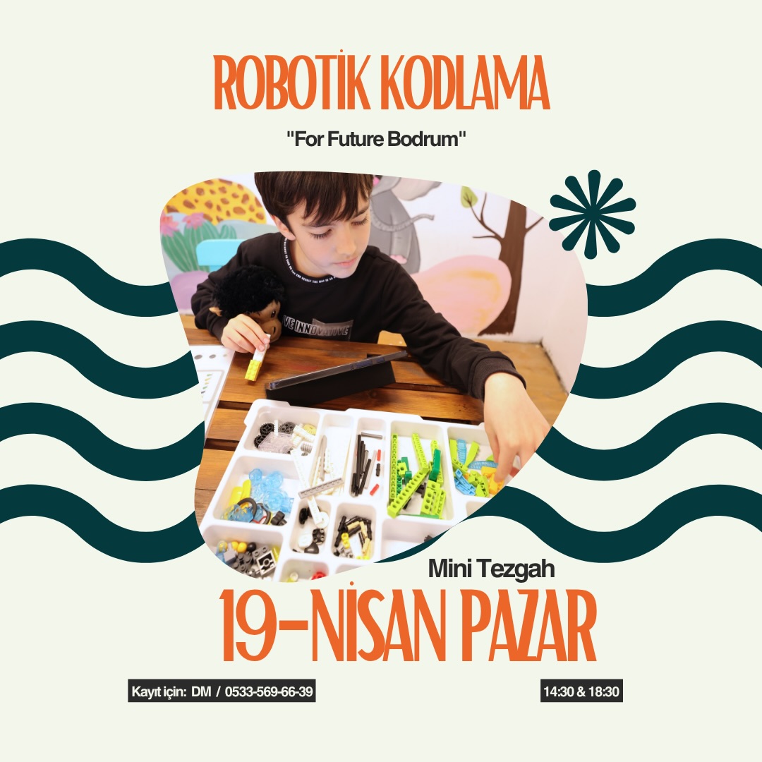 Robotik Kodlama — For Future Bodrum Etkinlik afişi
