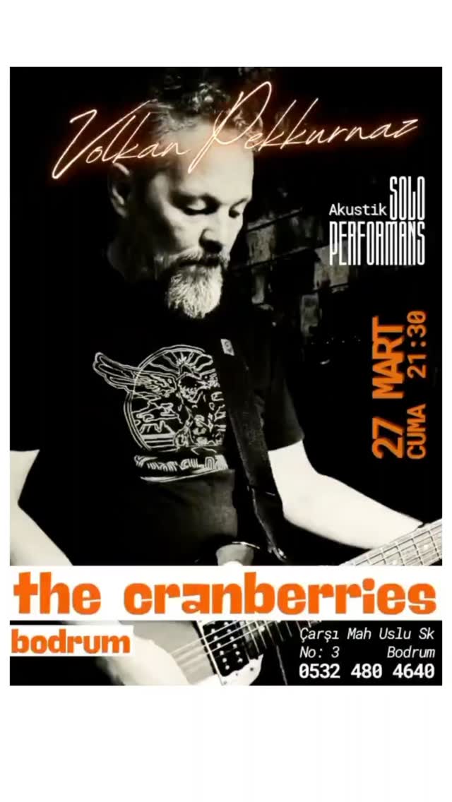 Volkan Pekkurnaz — Akustik Solo Etkinlik afişi
