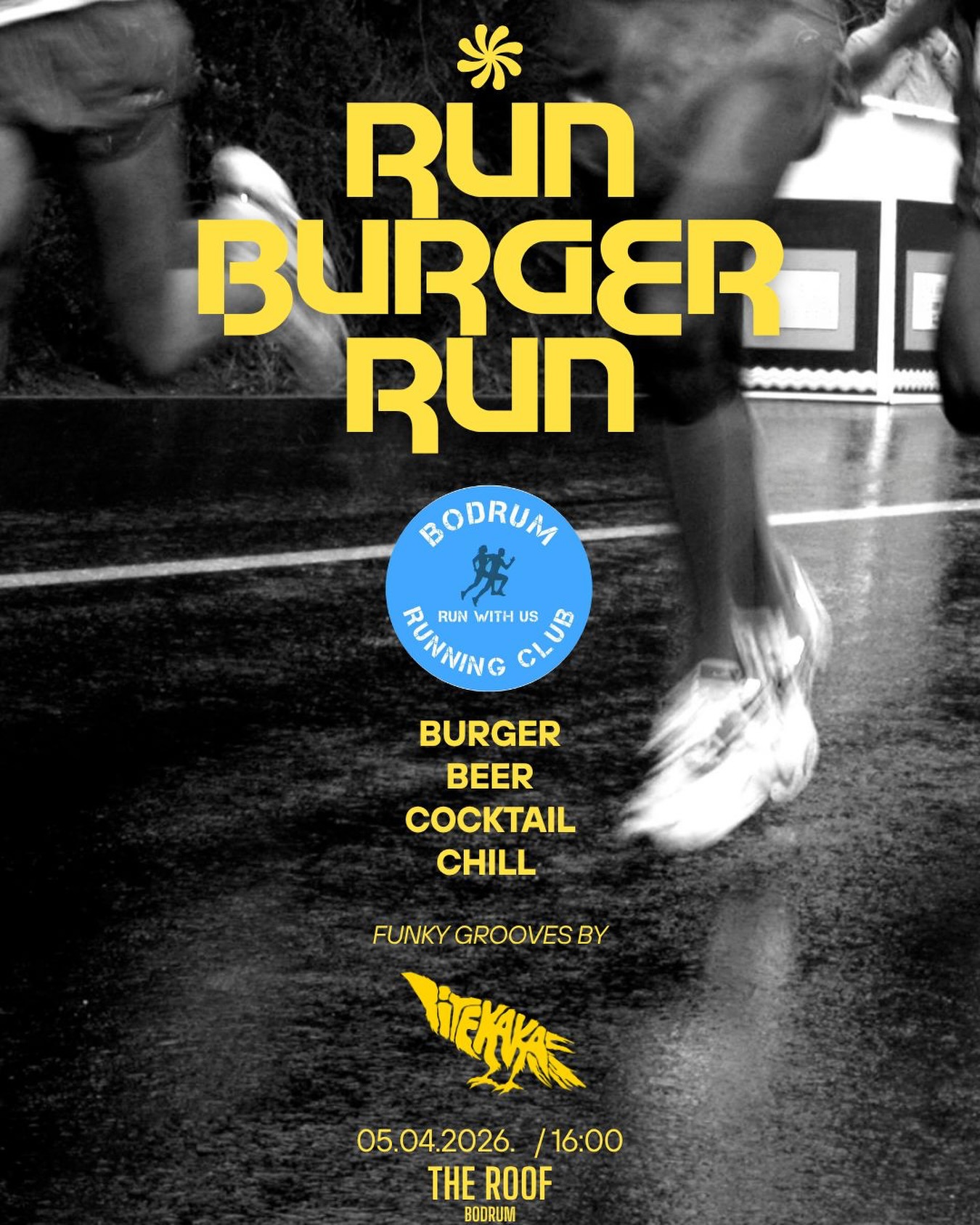 Run Burger Run — Itekaka Etkinlik afişi