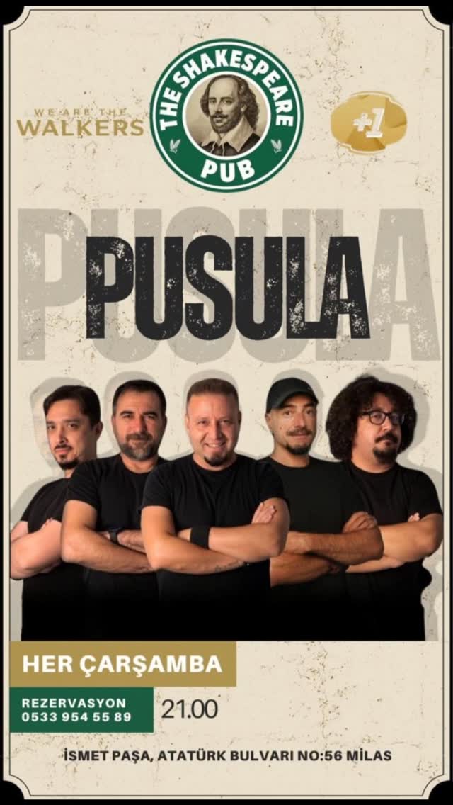 Pusula — Canlı Müzik Etkinlik afişi