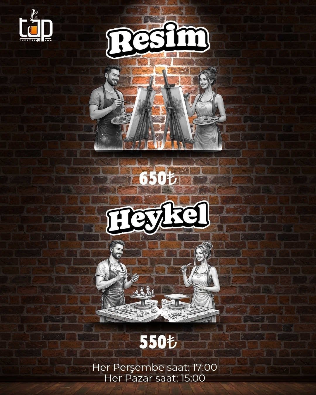 Maske & Figür Boyama Atölyesi Etkinlik afişi