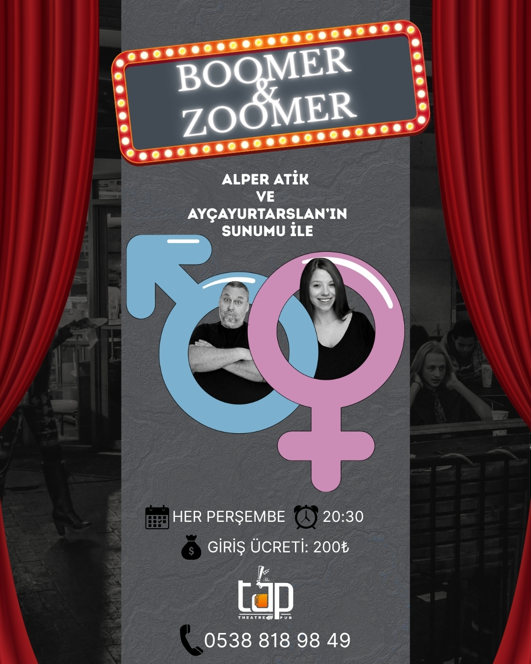 Boomer & Zoomer — Alper Atik Etkinlik afişi