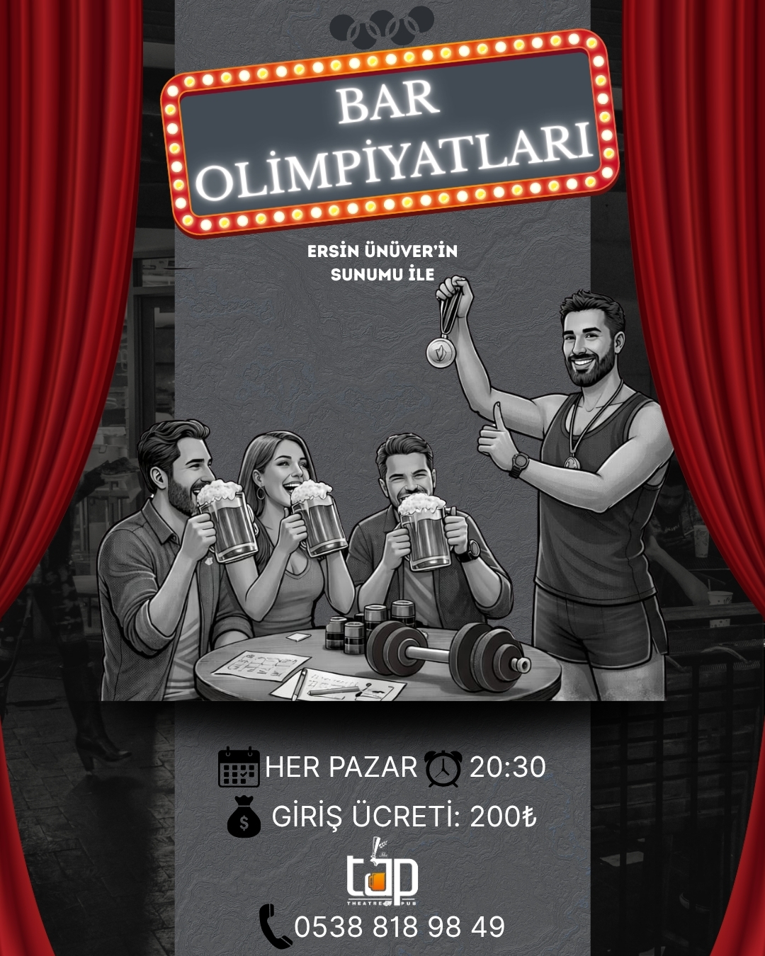 Bar Olimpiyatları — Ersin Ünüver Etkinlik afişi