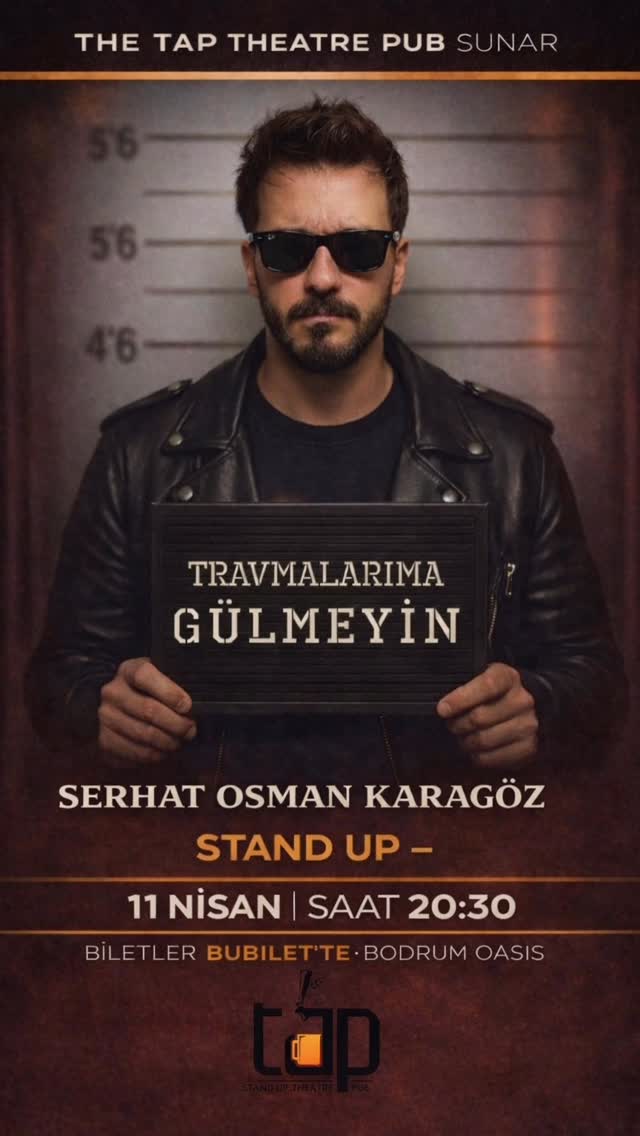Serhat Osman Karagöz - Travmalarıma Gülmeyin Etkinlik afişi