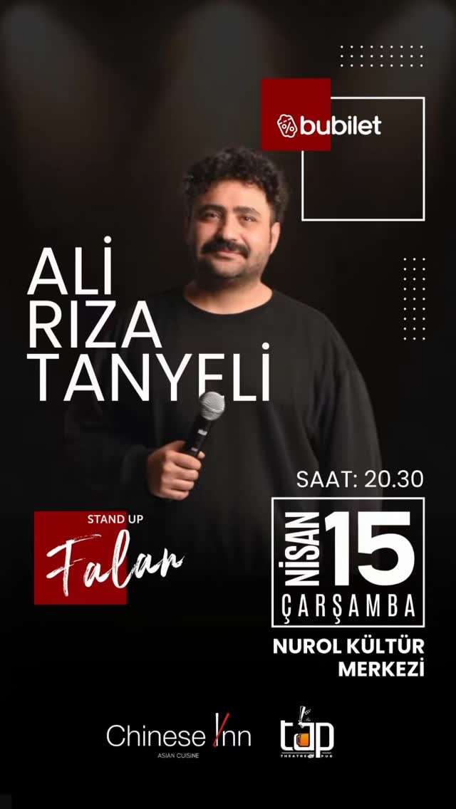 Ali Rıza Tanyeli - Stand Up Falan Etkinlik afişi