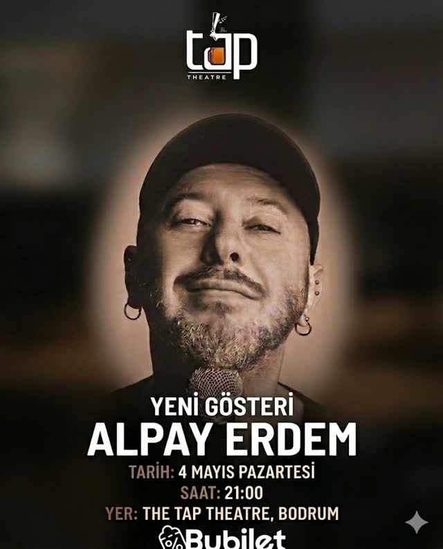 Alpay Erdem — Neue Show Event-Poster