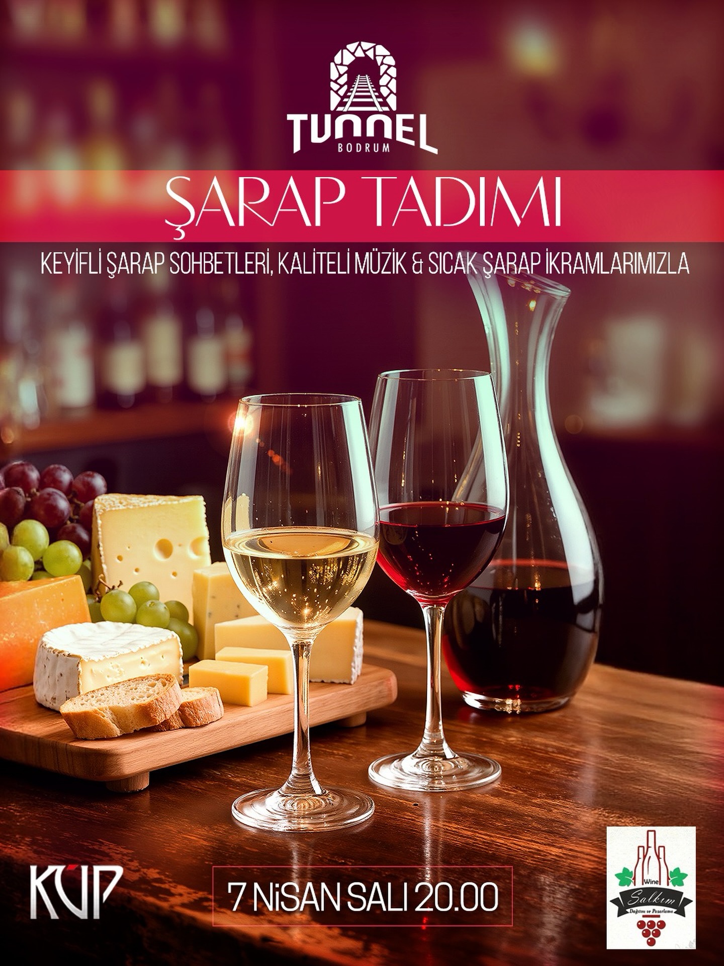 Weinverkostung Event-Poster