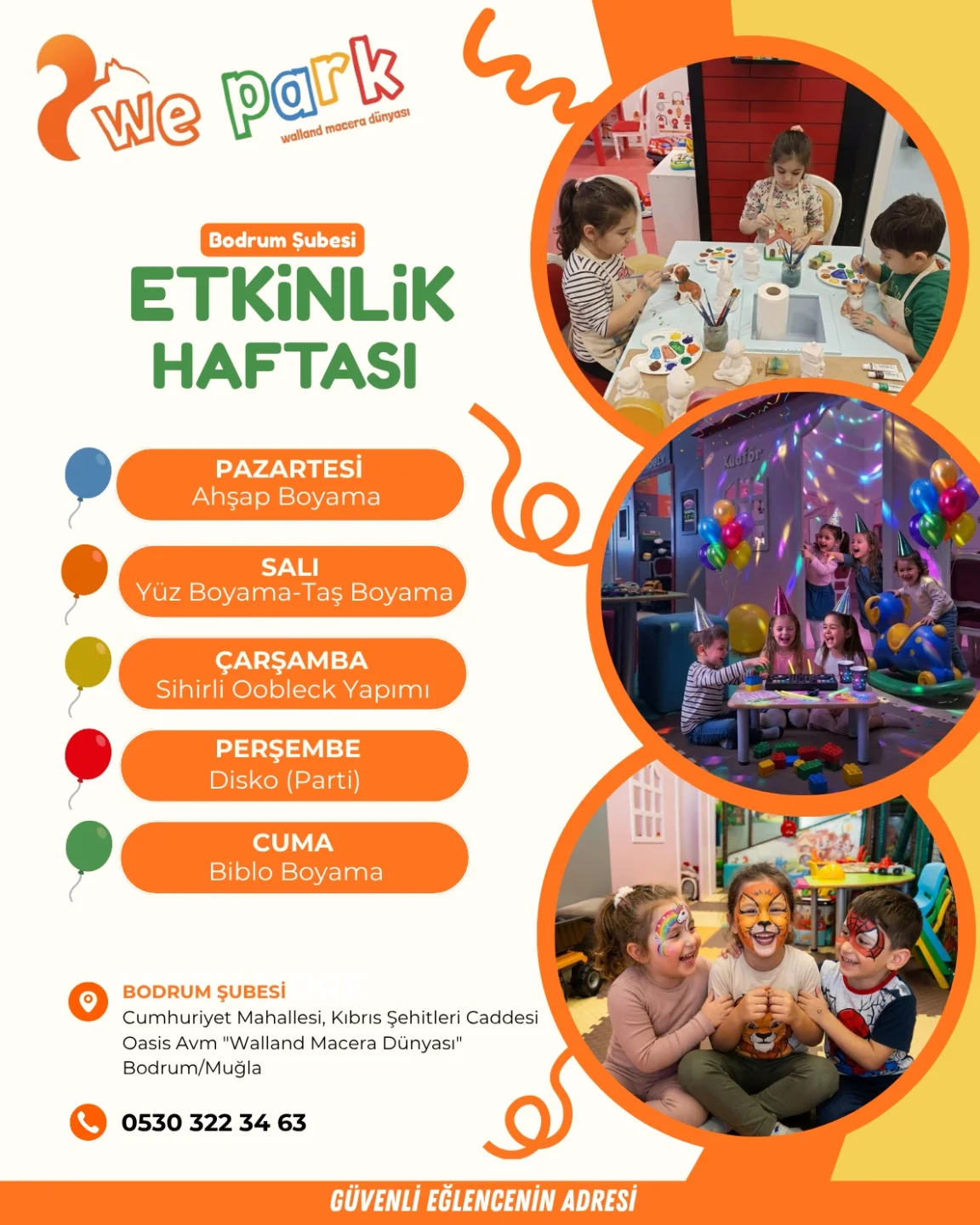 Ahşap Boyama Etkinlik afişi