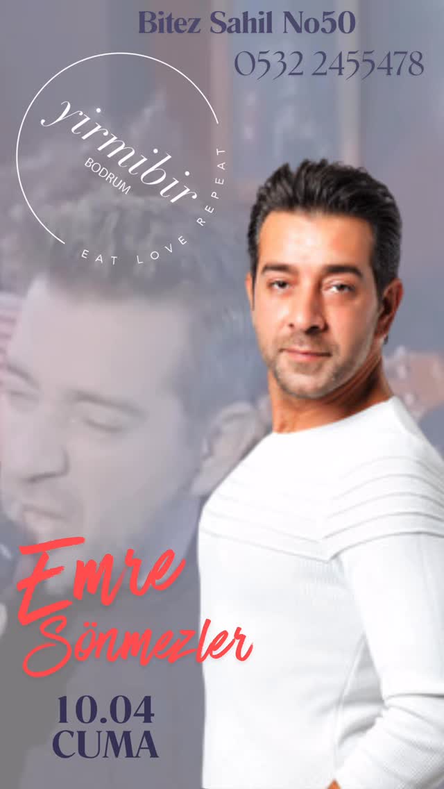 Emre Sönmezler Etkinlik afişi