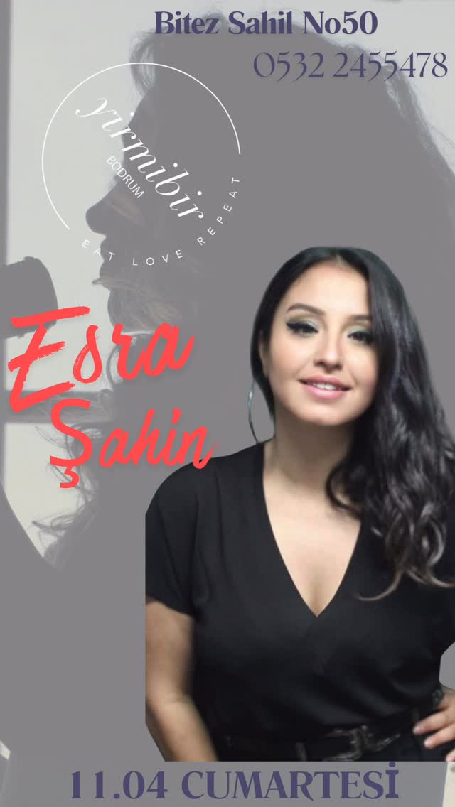Esra Şahin Etkinlik afişi