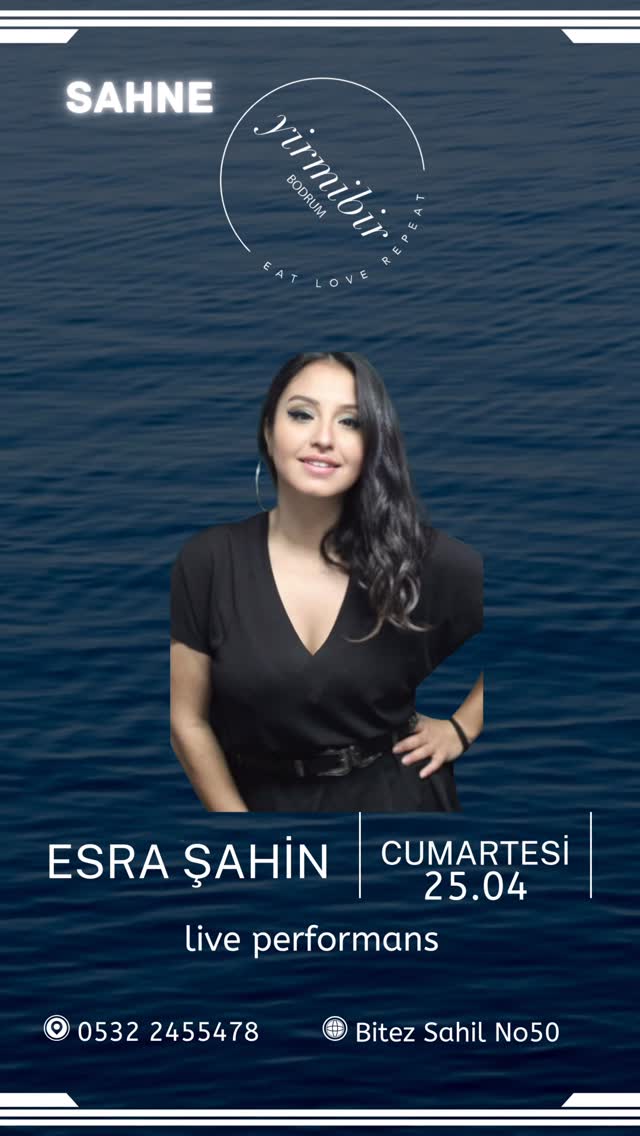 Esra Şahin – Canlı performans Etkinlik afişi