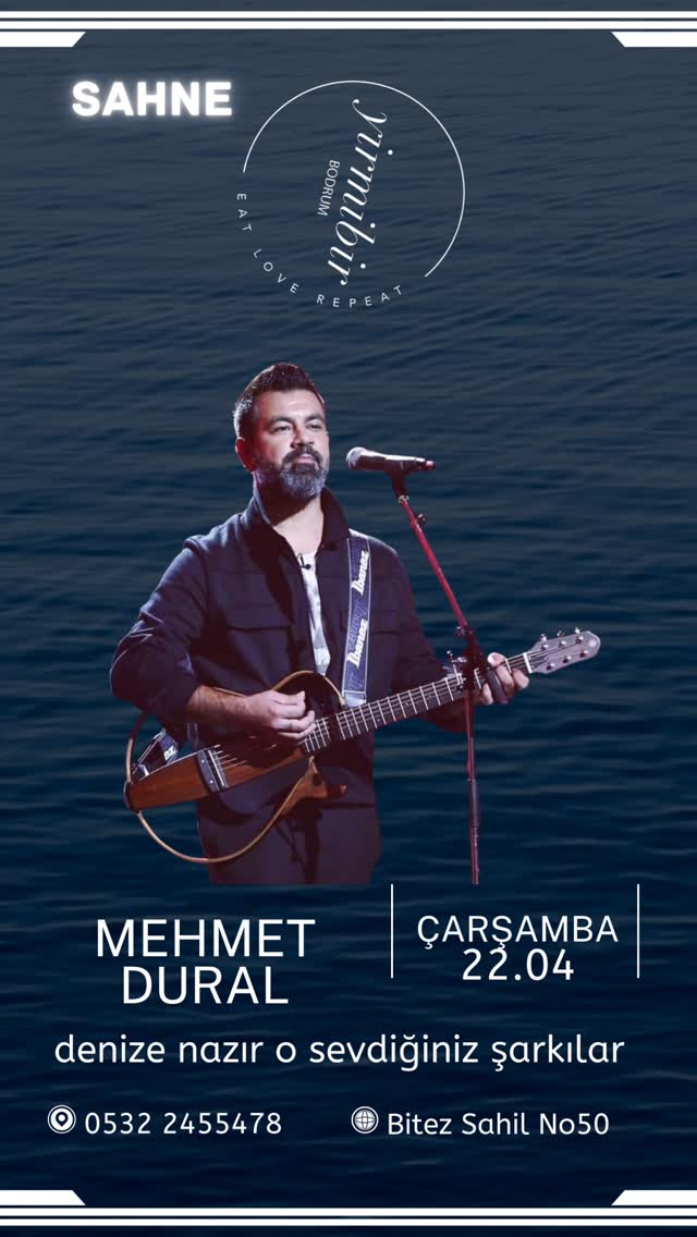 Mehmet Dural Etkinlik afişi