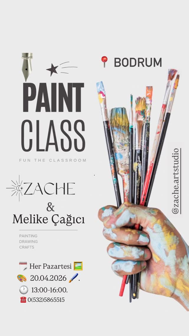 Melike Çağıcı ile Resim Atölyesi Etkinlik afişi